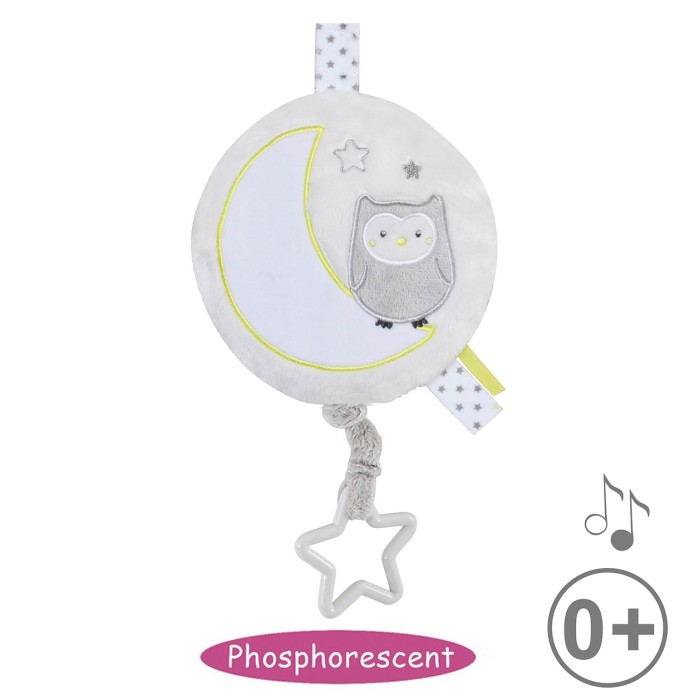 Veilleuse Musicale Luminescente Chouette Les Neutres Doudous Jouets Bebe Sucre D Orge